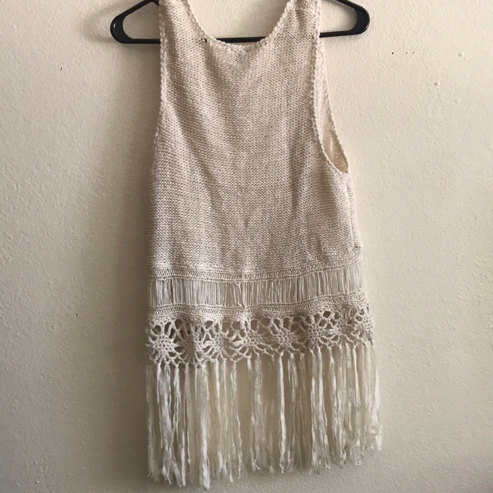 🕊Cream knit cardigan - Picture 4 of 4